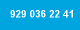 929 036 22 41